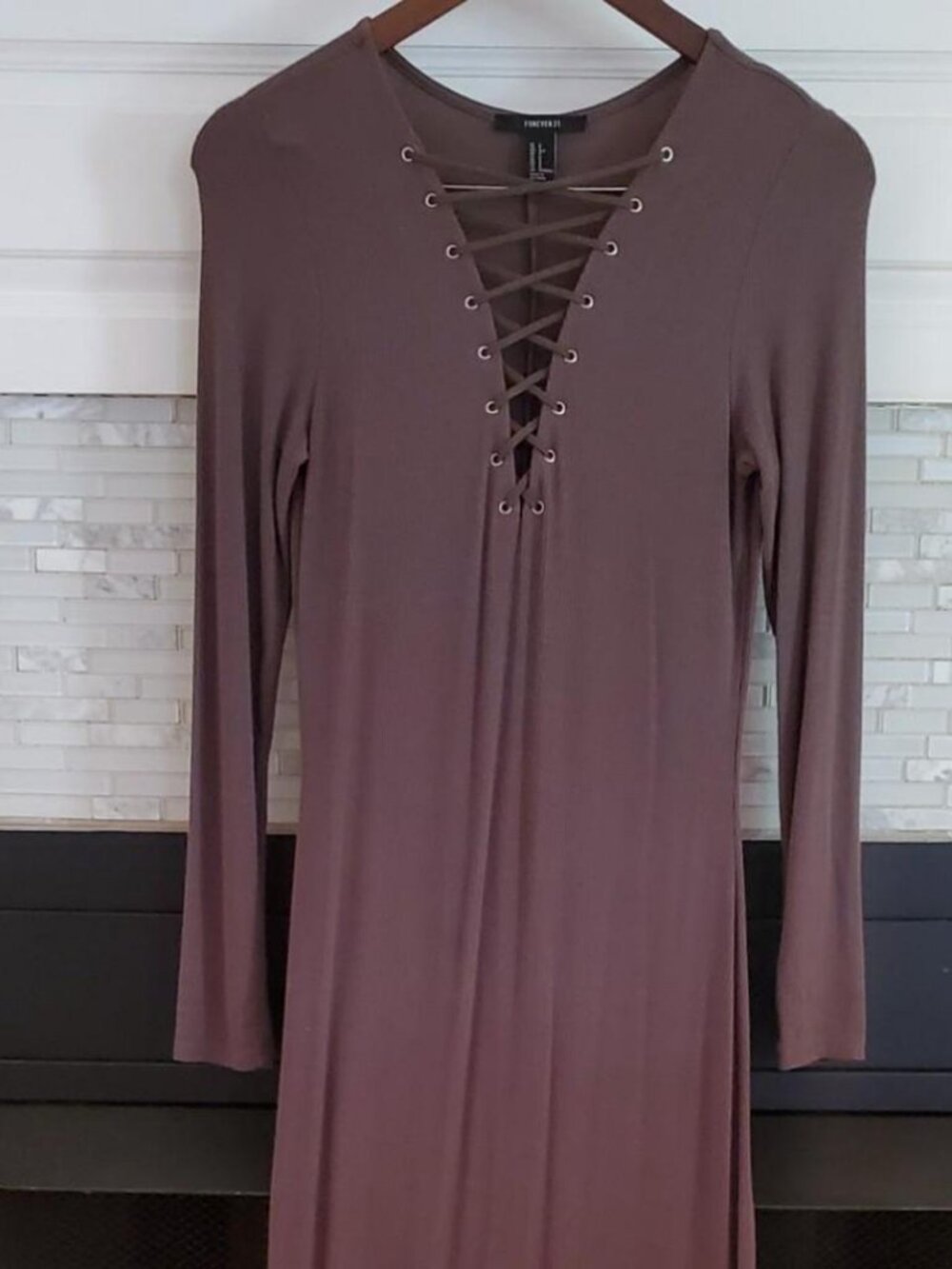 Forever 21 Women's Brown Dress